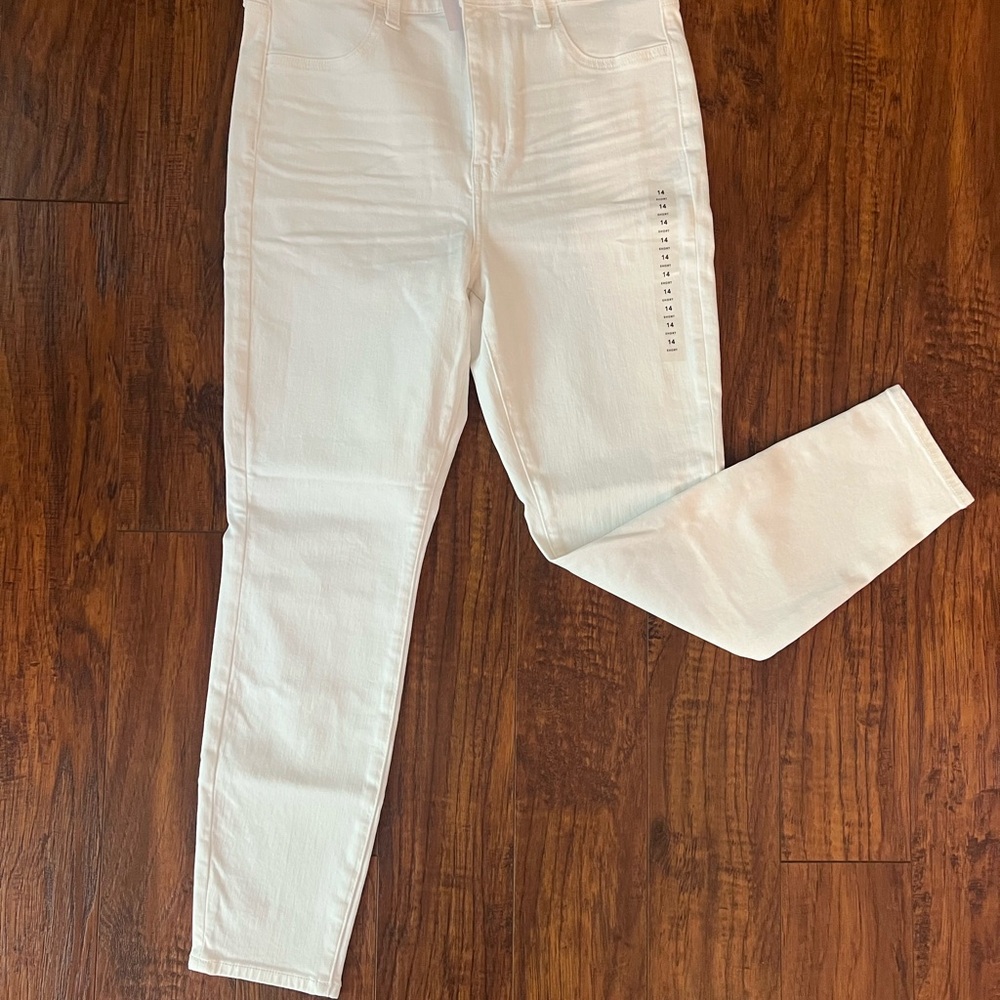 American Eagle Outfitters White Skinny Jeans